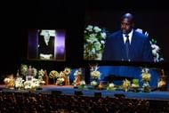 Memorial Service For Los Angeles Lakers Owner Dr. Jerry Buss